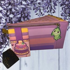 Disney Loungefly Tangled Cake bag and Card holder